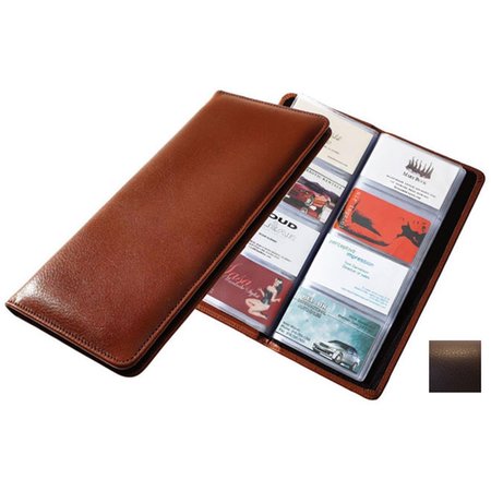 RAIKA 96 Desk Card Holder Case Mocha RO 126 MOCHA